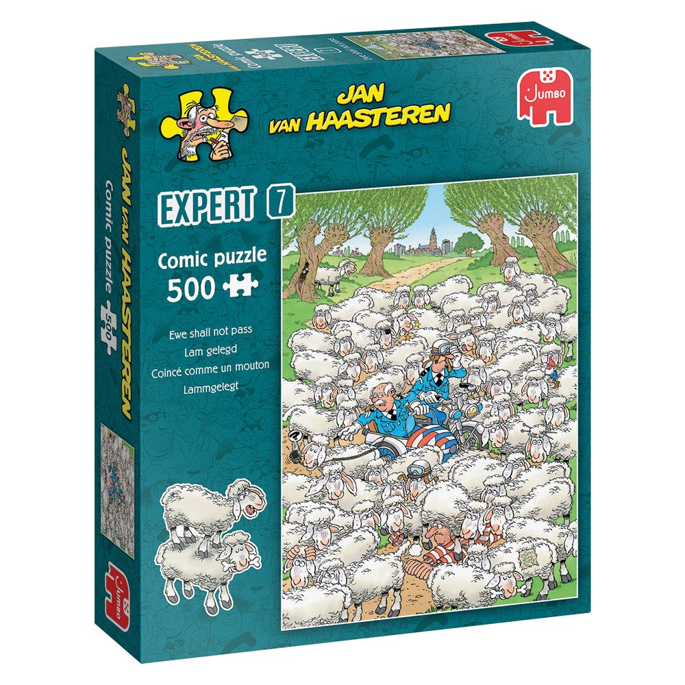 Puzzle - Jumbo Jan van Haasteren - Expert Ewe Shall Not Pass! 500pc