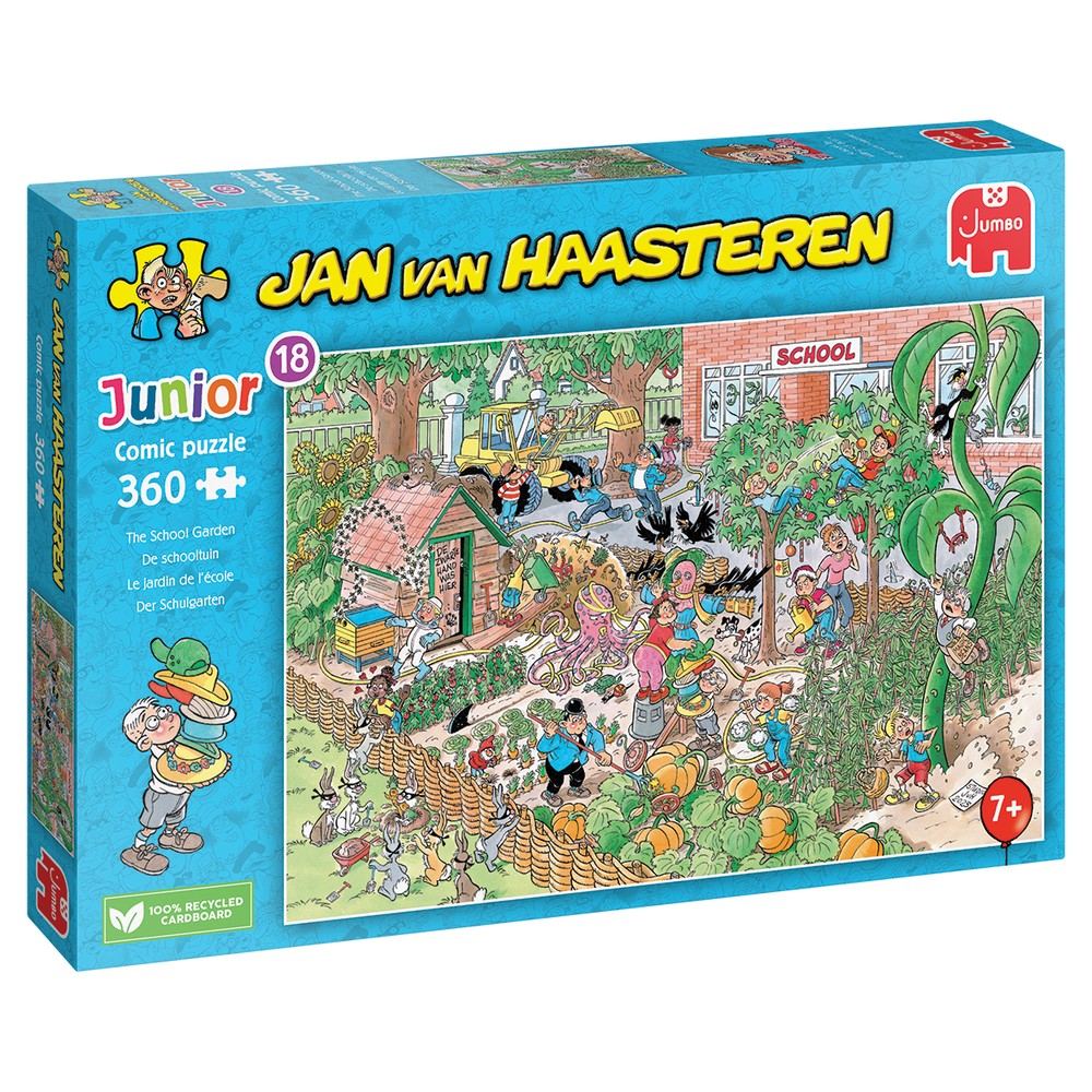 Puzzle - Jumbo Jan van Haasteren Junior 18 - School Garden 360Pc