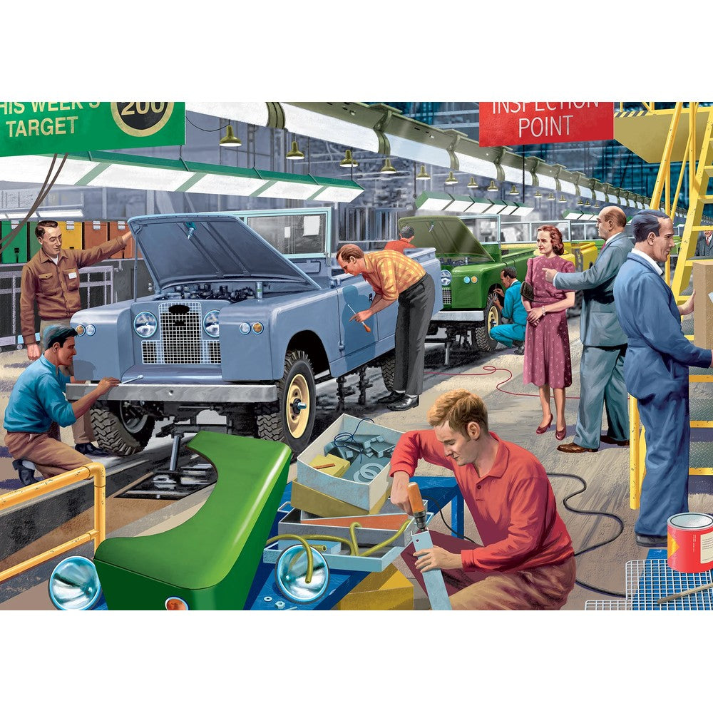 Puzzle - Jumbo - The Car Factory 1000Pc