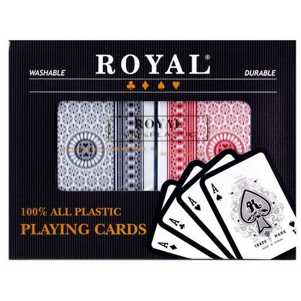 Royal 100% Plastic Double Deck