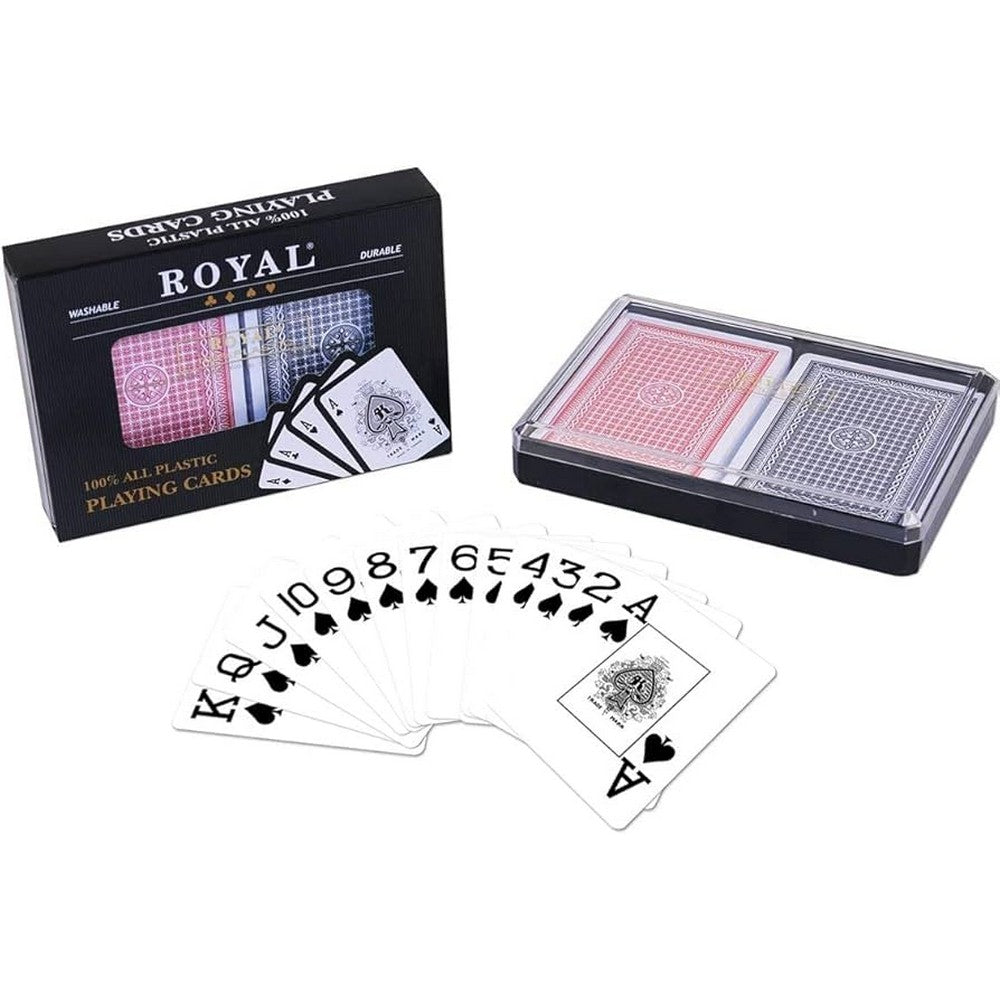 Royal 100% Plastic Double Deck