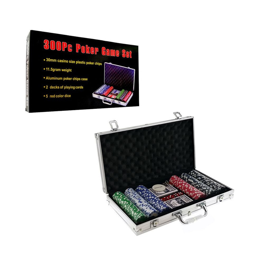 Poker Set 300pc 11.5mm Aluminium