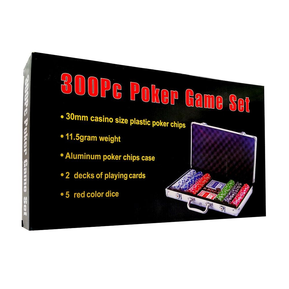 Poker Set 300pc 11.5mm Aluminium