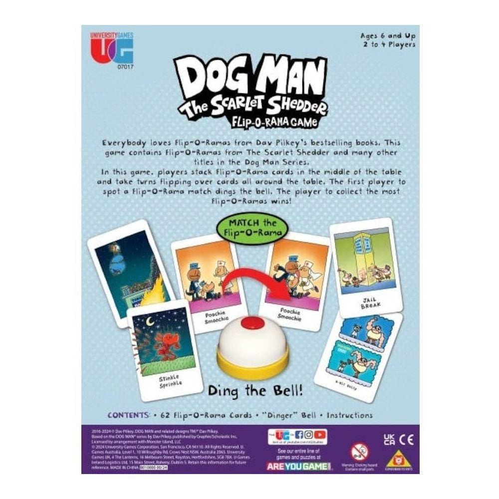 Dog Man Scarlet Shedder Flip-O