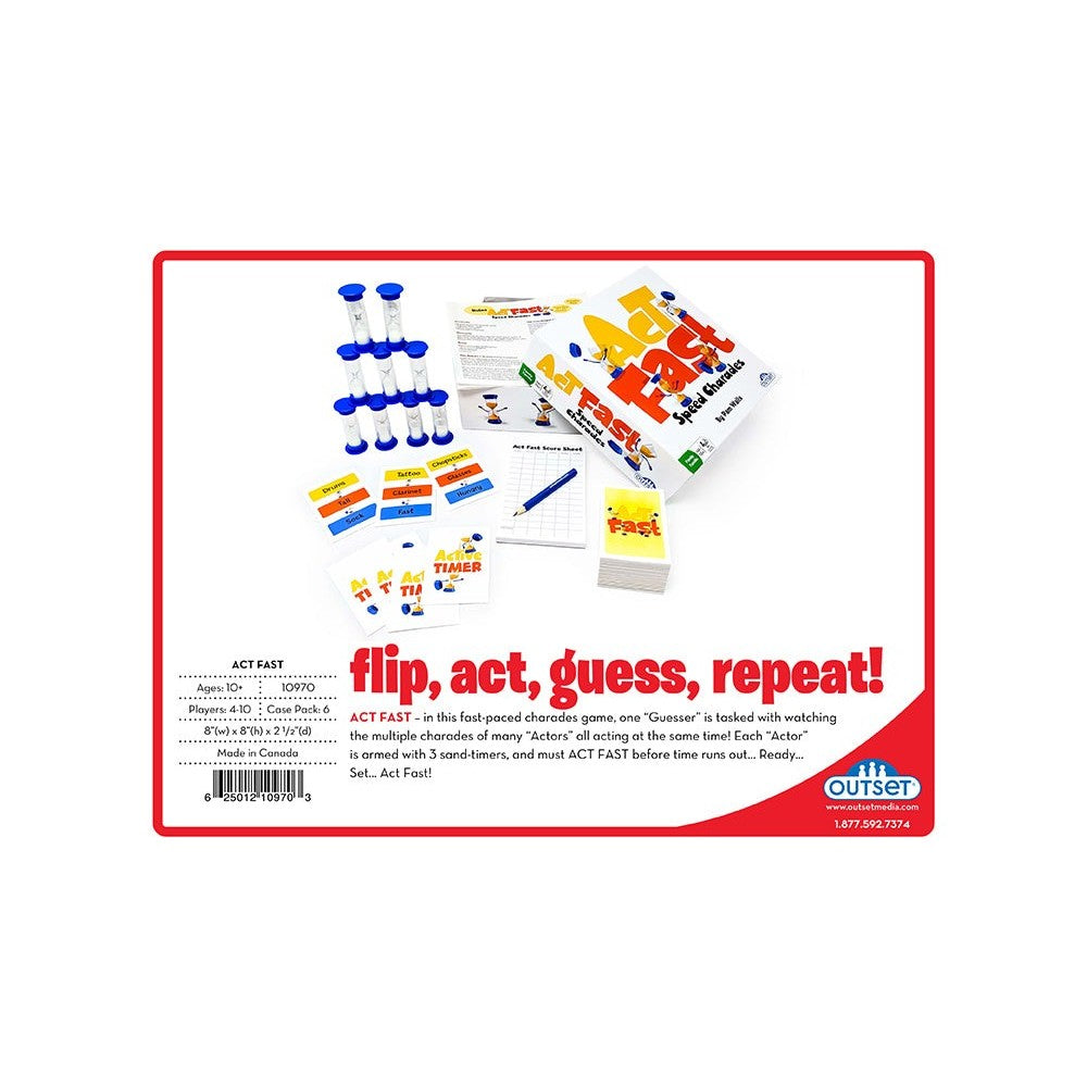 Act Fast Speed Charades Game