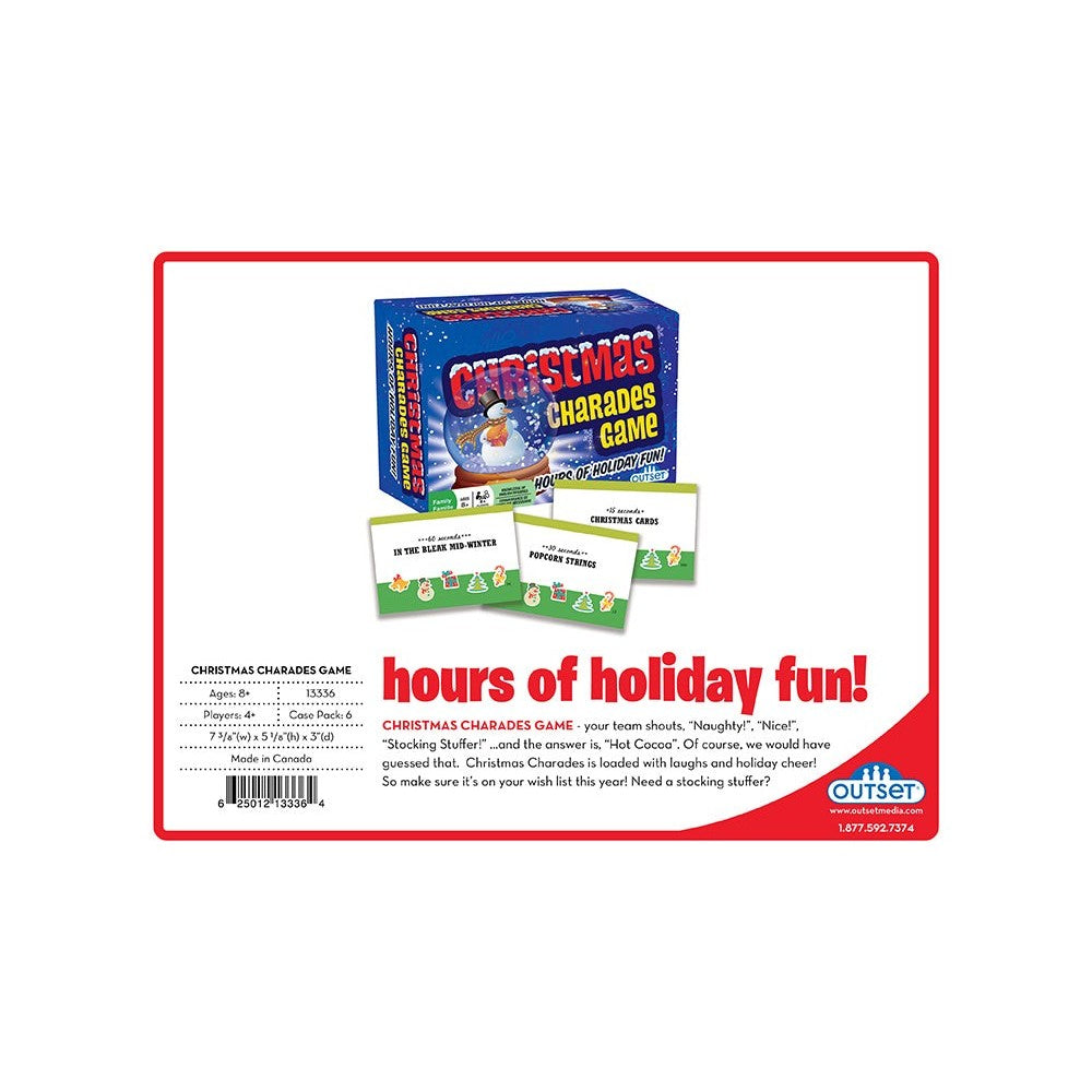 Christmas Charades Game