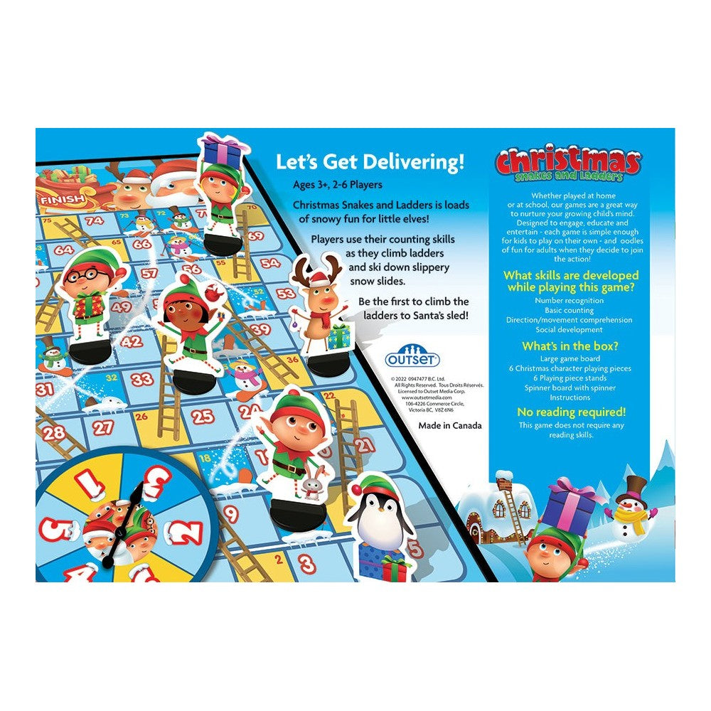 Christmas Snakes & Ladders