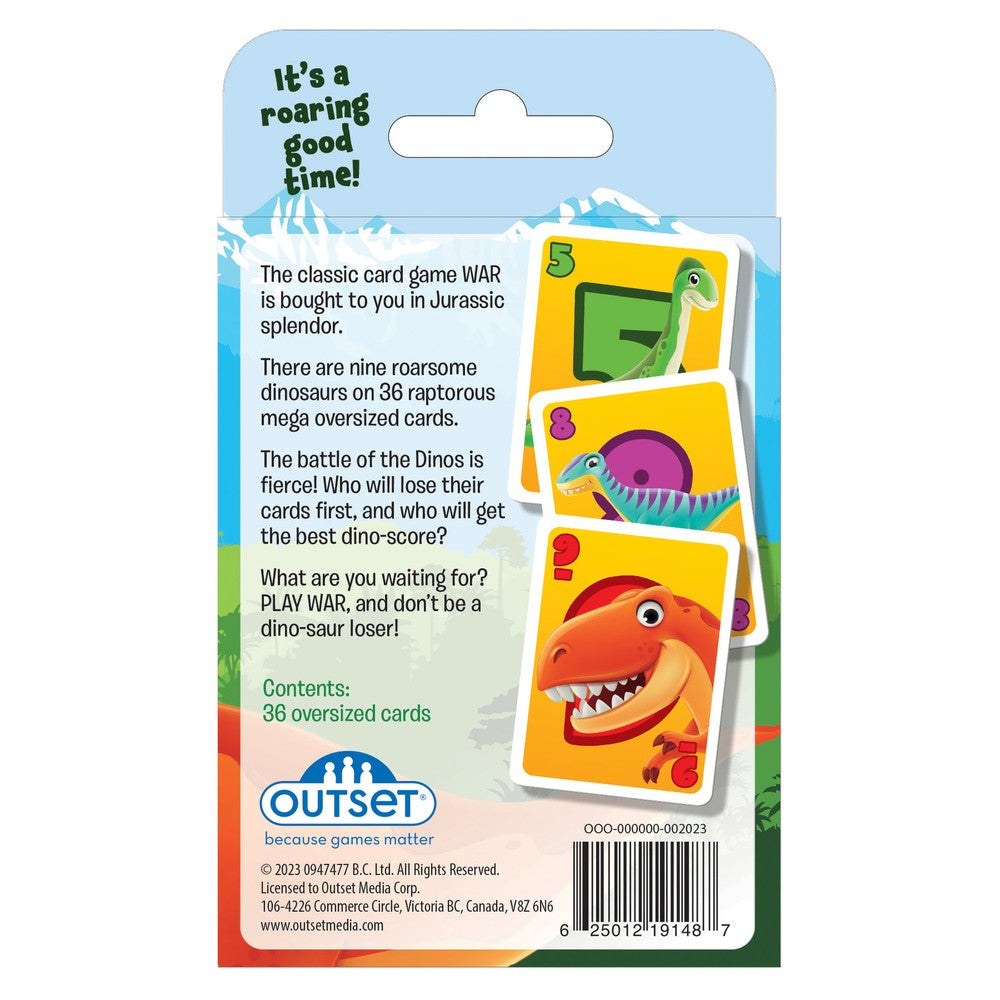 Dinosaur War Card Game