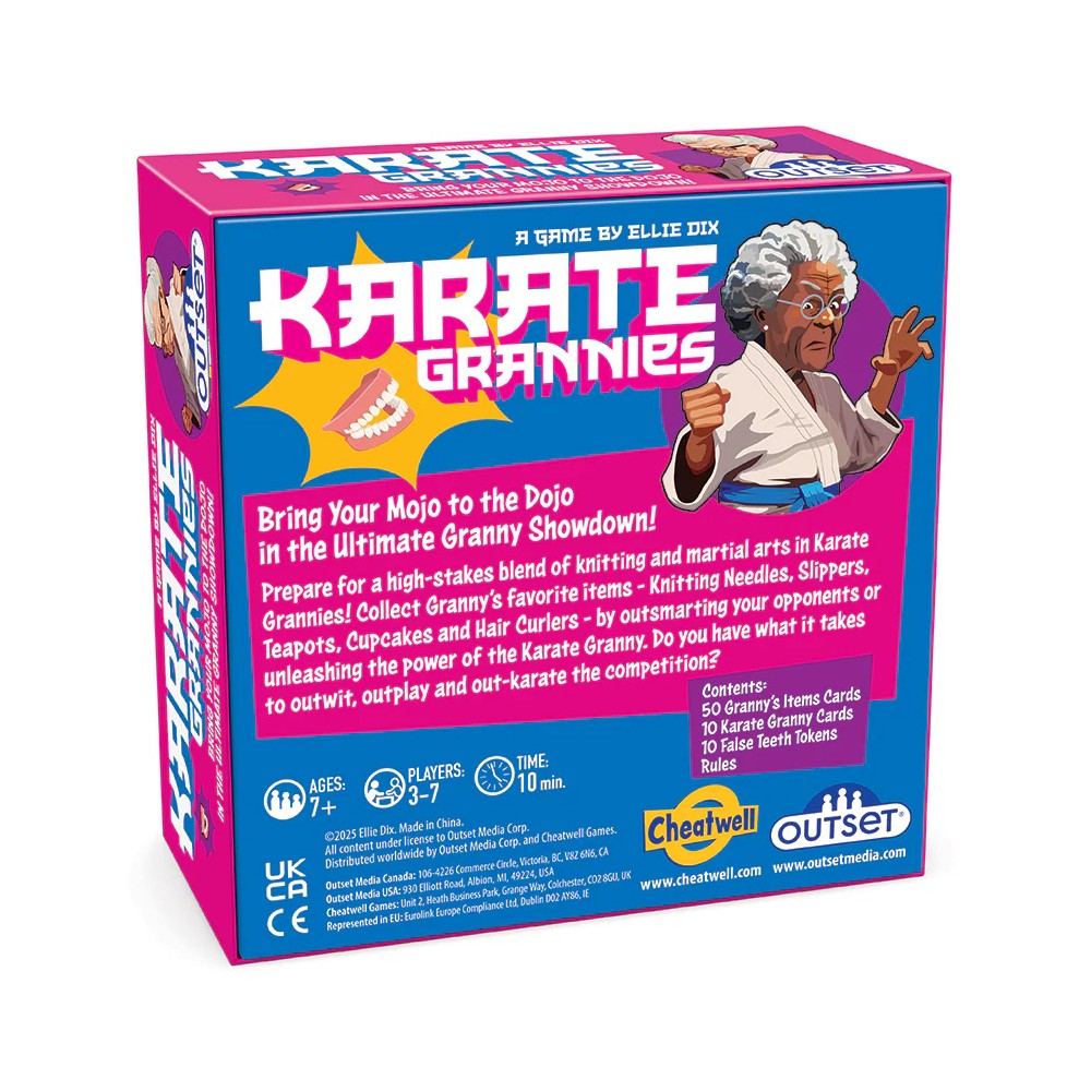 Karate Grannies Showdown Cardg