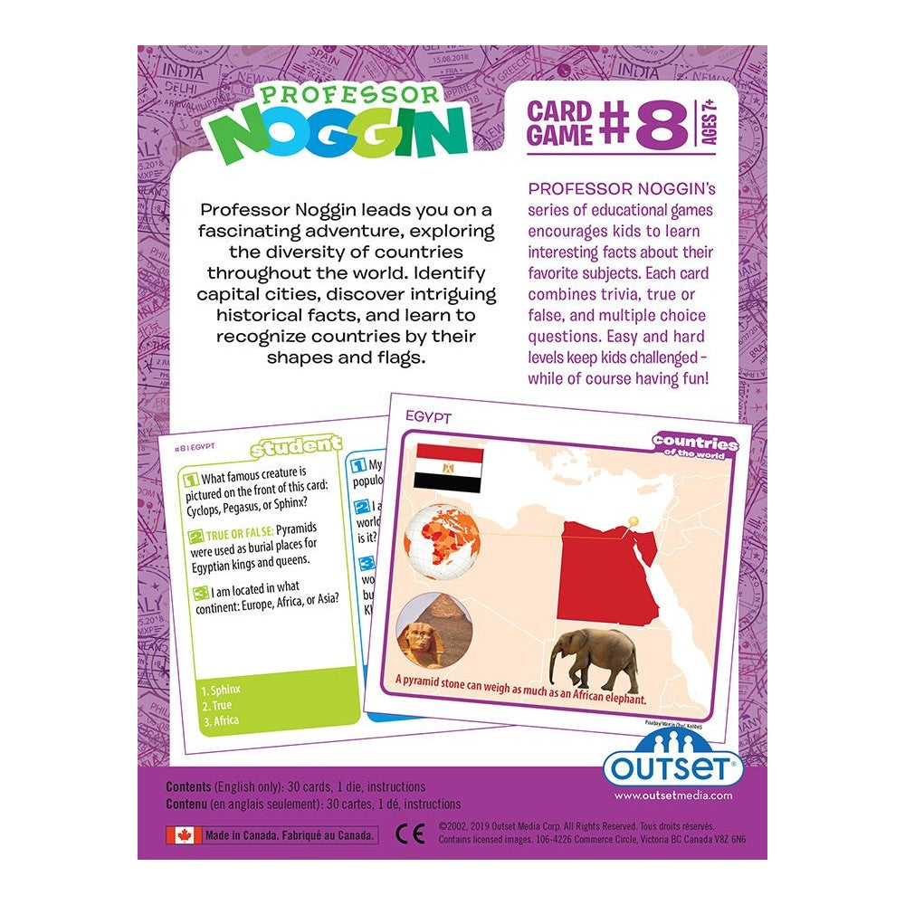 Prof;Noggin's Countries World