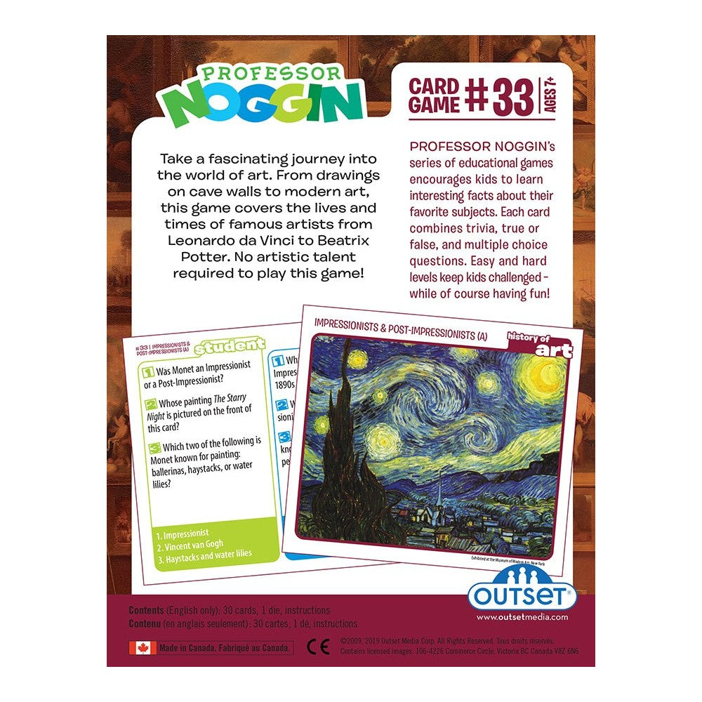 Prof;Noggin's History Of Art