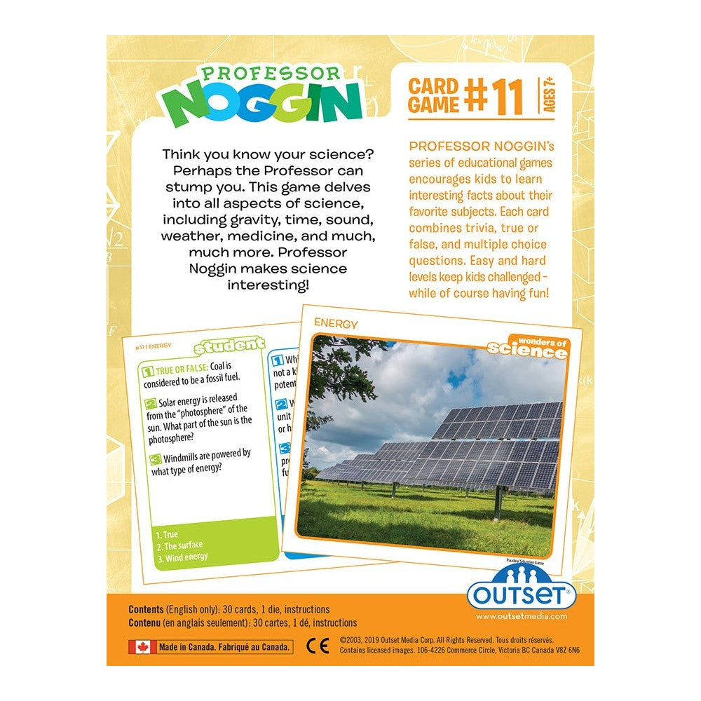 Prof;Noggin's Wonders Science