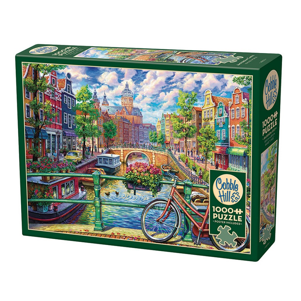 Puzzle - Amsterdam Canal 1000Pc