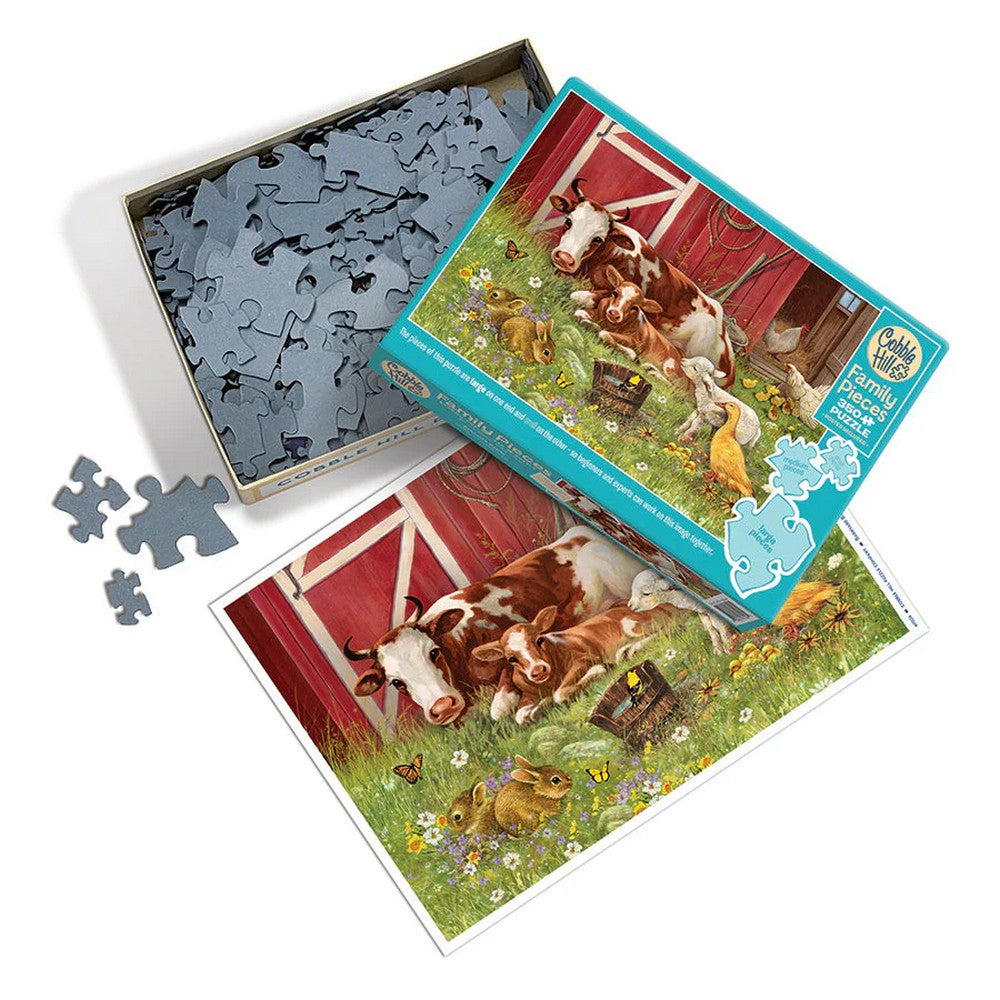 Puzzle - Cobble Hill - Barnyard Babies 350Pc *Family*