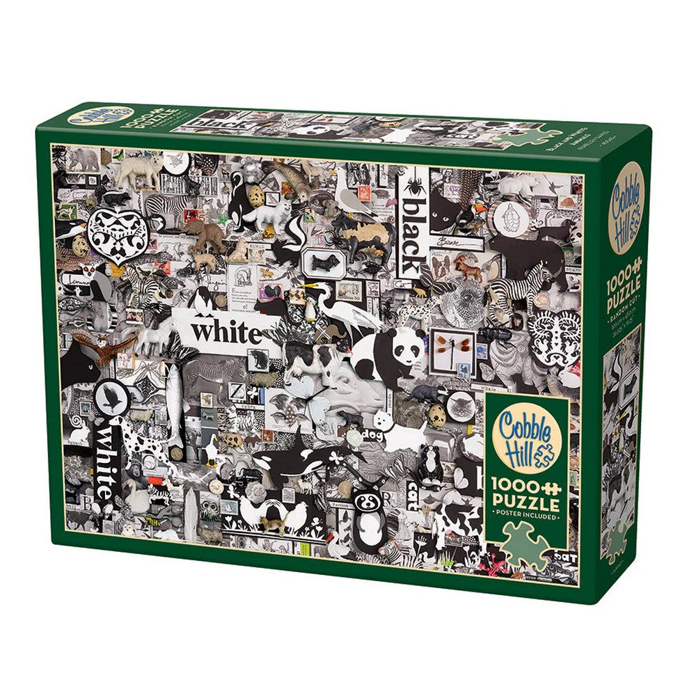 Puzzle - Black & White Animals
