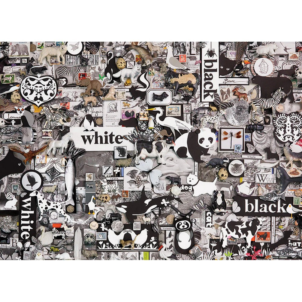 Puzzle - Black & White Animals