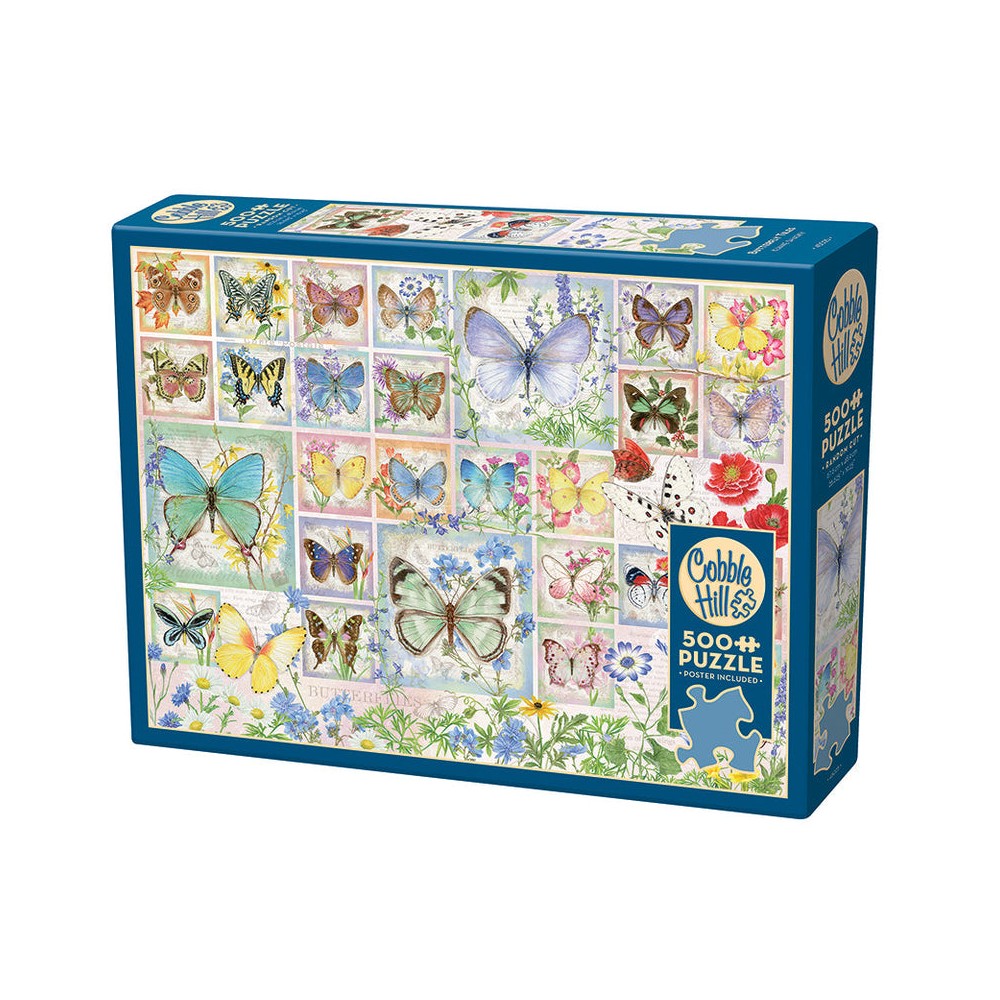 Puzzle - Cobble Hill - Butterfly Tiles 500Pc