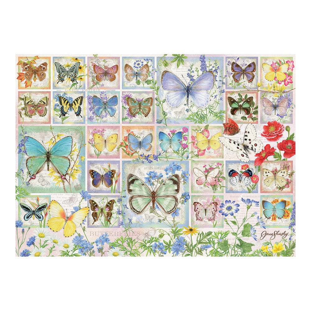 Puzzle - Cobble Hill - Butterfly Tiles 500Pc