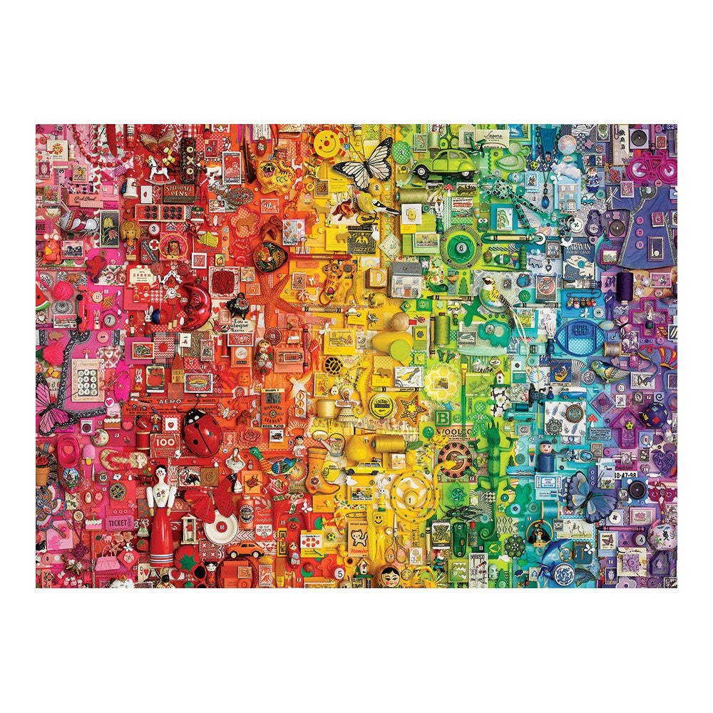 Puzzle - Cobble Hill - Colourful Rainbow 1000Pc