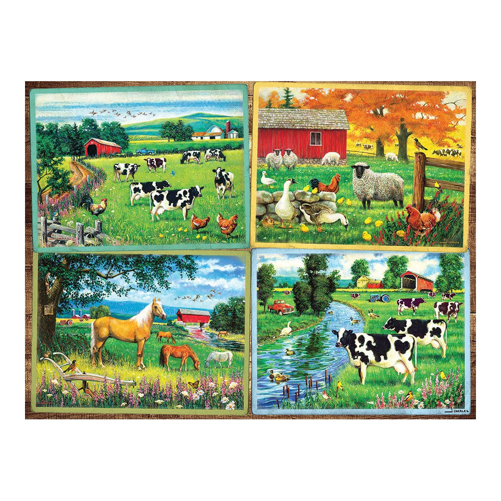 Puzzle - Cobble Hill - Country Friends 275Pcxl