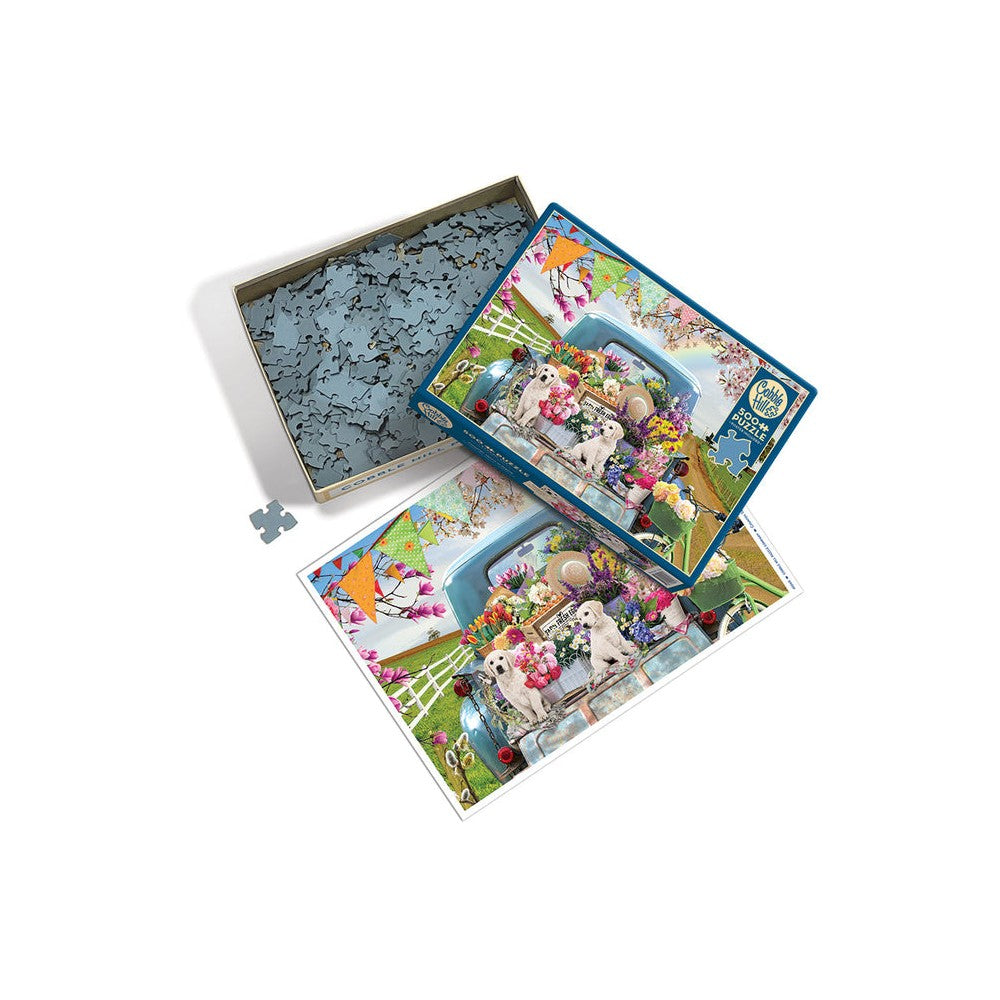 Puzzle - Cobble Hill - Country Truck In Spring 500Pc