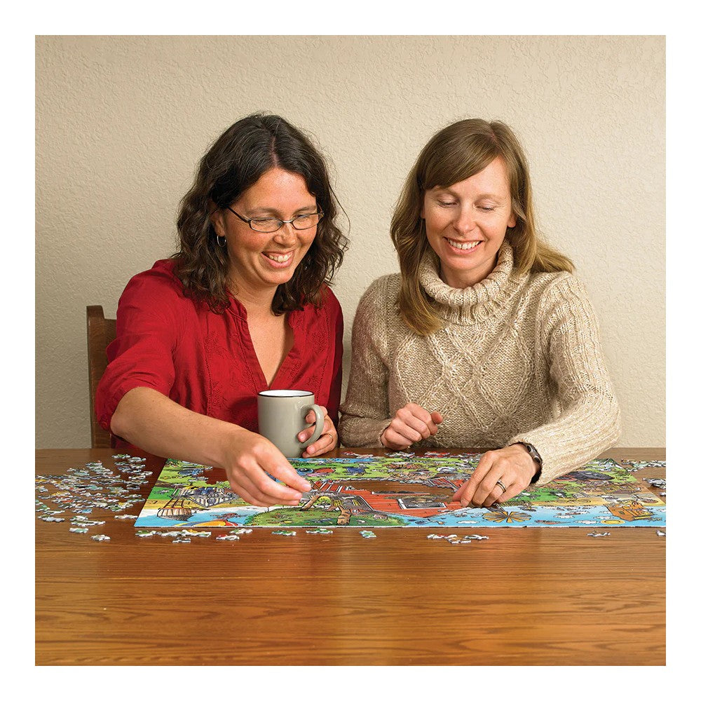 Puzzle - Cobble Hill - Doodletown Farmyard Folly 1000