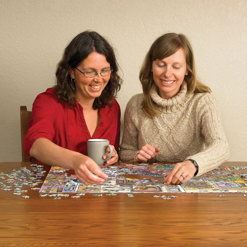 Puzzle - Cobble Hill - Doodletown Thanksgiving 1000Pc