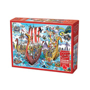 Puzzle - Cobble Hill - Doodletown Viking Voyage 1000P
