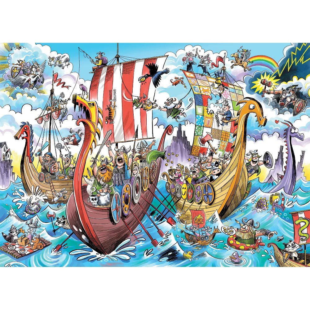 Puzzle - Cobble Hill - Doodletown Viking Voyage 1000P