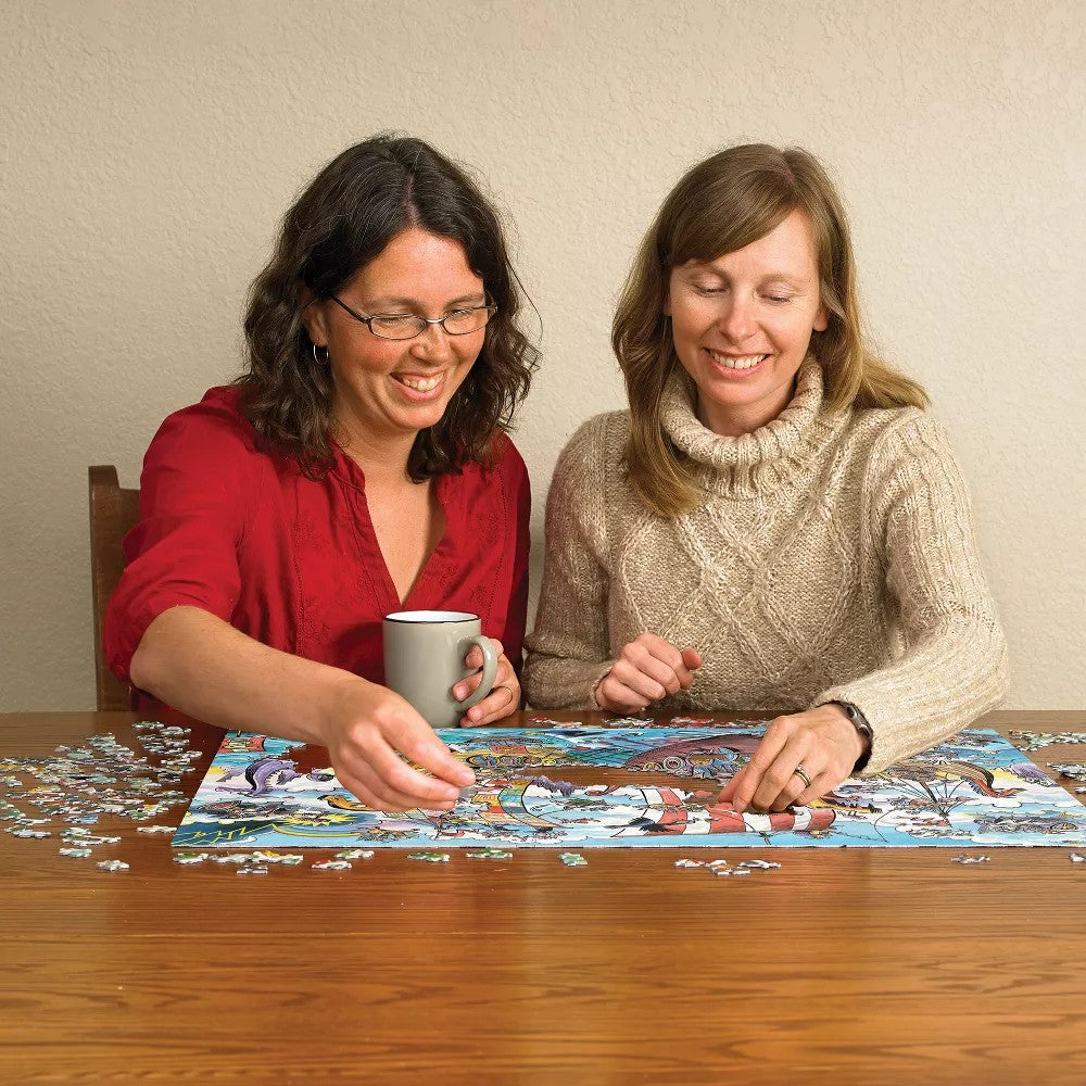 Puzzle - Cobble Hill - Doodletown Viking Voyage 1000P