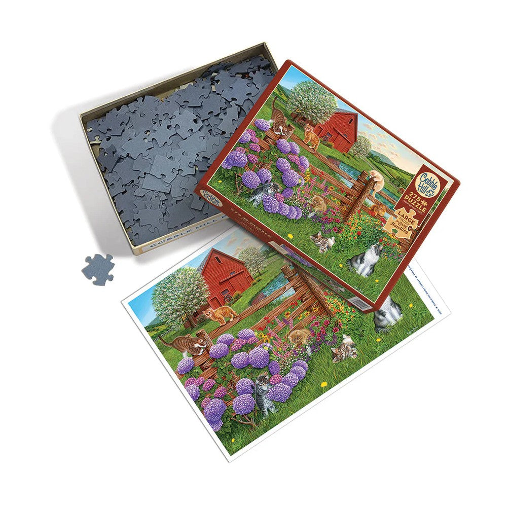 Puzzle - Cobble Hill - Farm Cats 275Pcxl