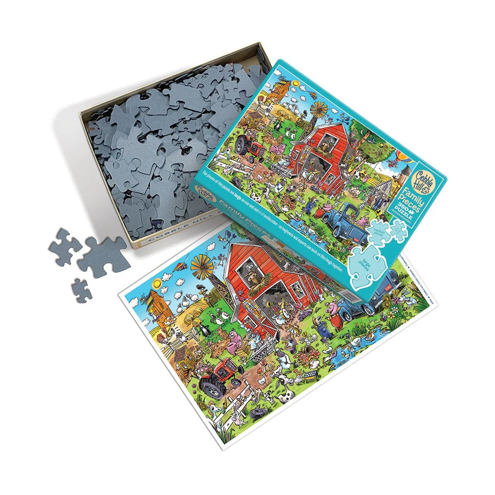 Puzzle - Cobble Hill - Farmyard Folly 350Pcs *Family*