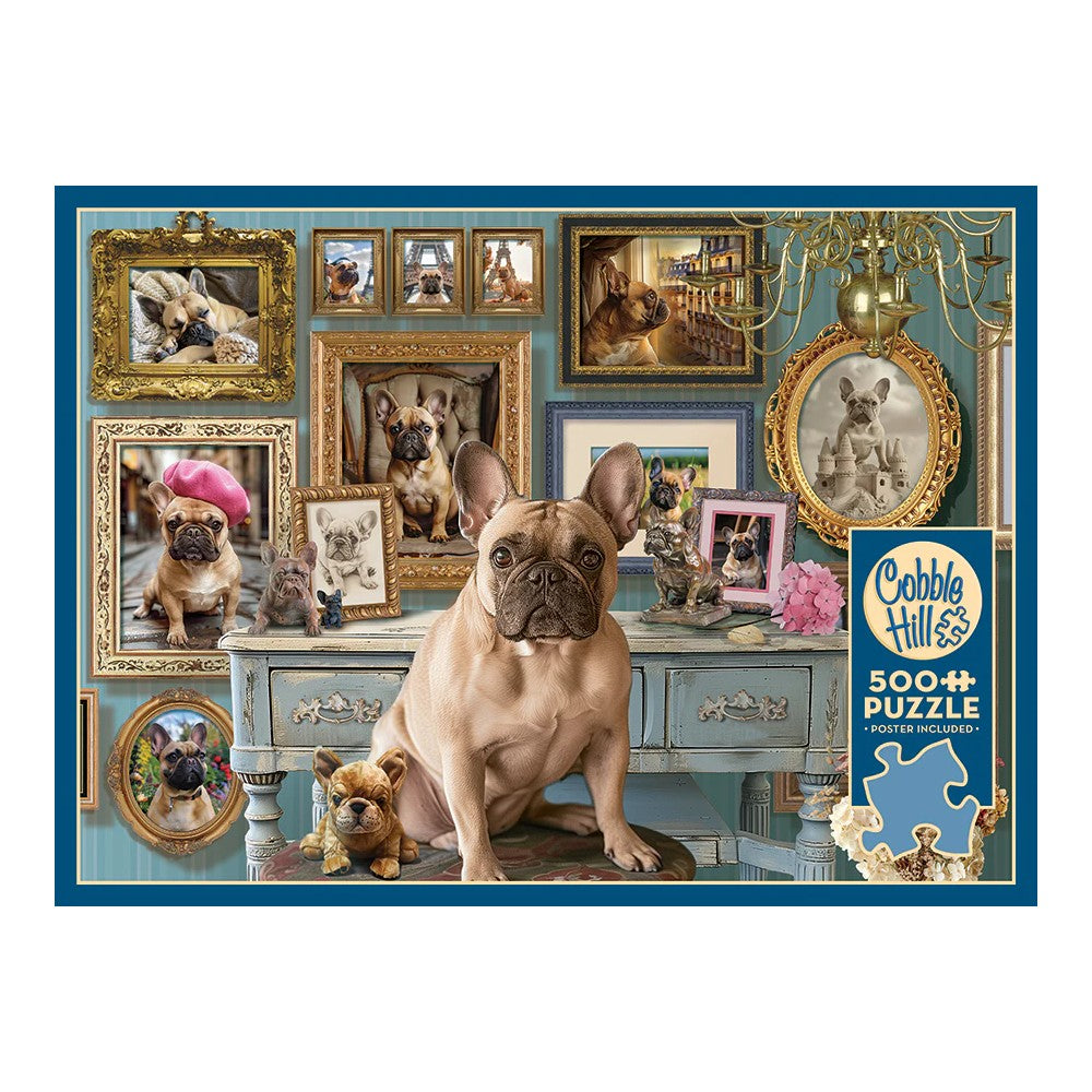 Puzzle - Cobble Hill - Frenchie 500Pc