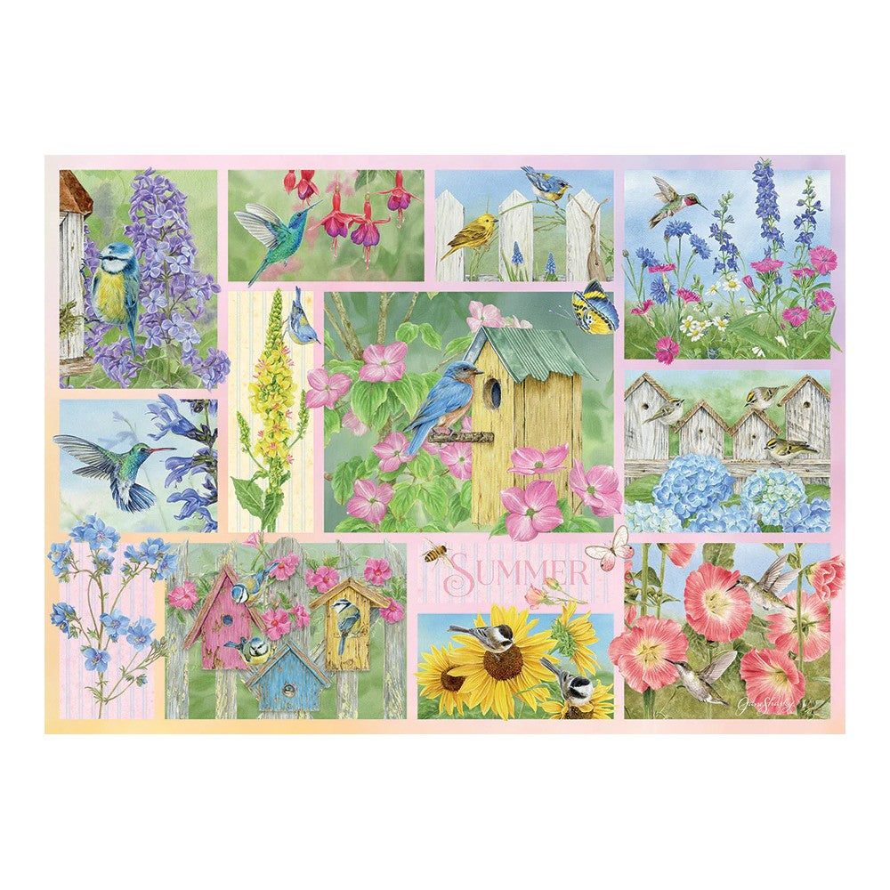 Puzzle - Cobble Hill - Garden Birds In Summer 500Pc