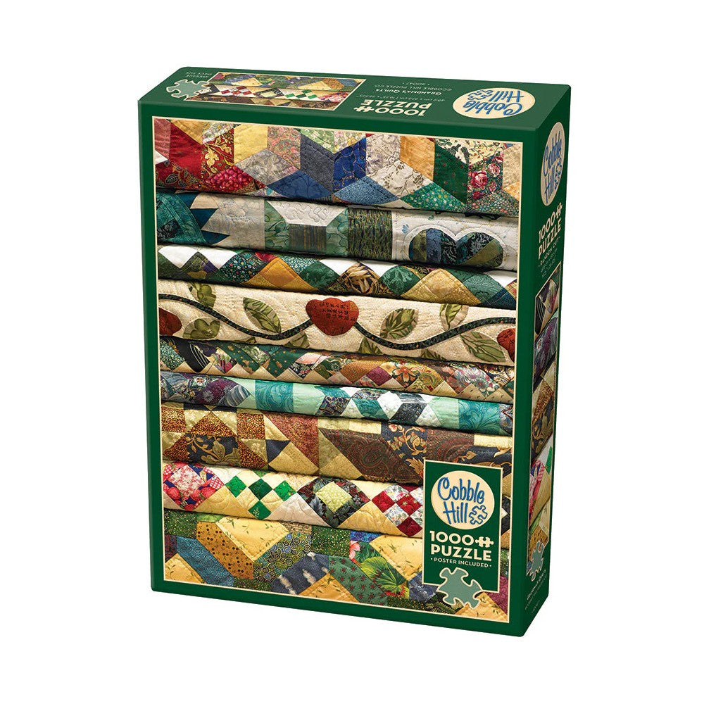 Puzzle - Cobble Hill - Grandma's Quilts 1000Pcs