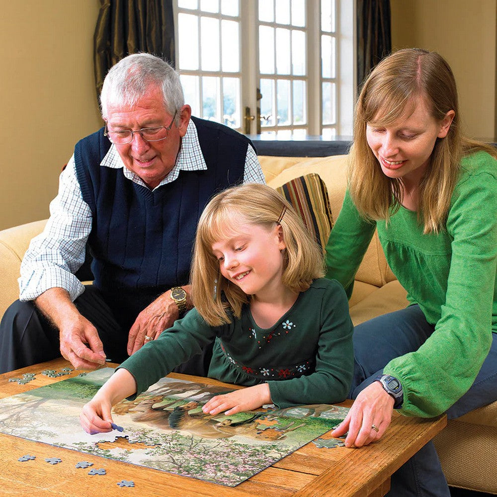 Puzzle - Cobble Hill - Horse Family *350Pc *Family