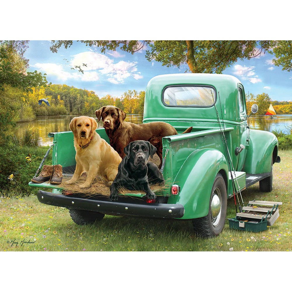 Puzzle - Cobble Hill - Lets Go Fishing 500Pc