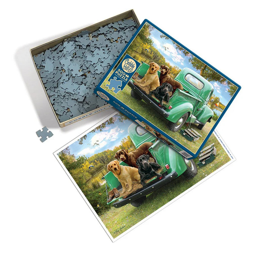 Puzzle - Cobble Hill - Lets Go Fishing 500Pc