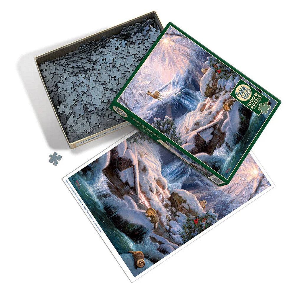 Puzzle - Cobble Hill - Mystic Falls In Winter 1000Pc