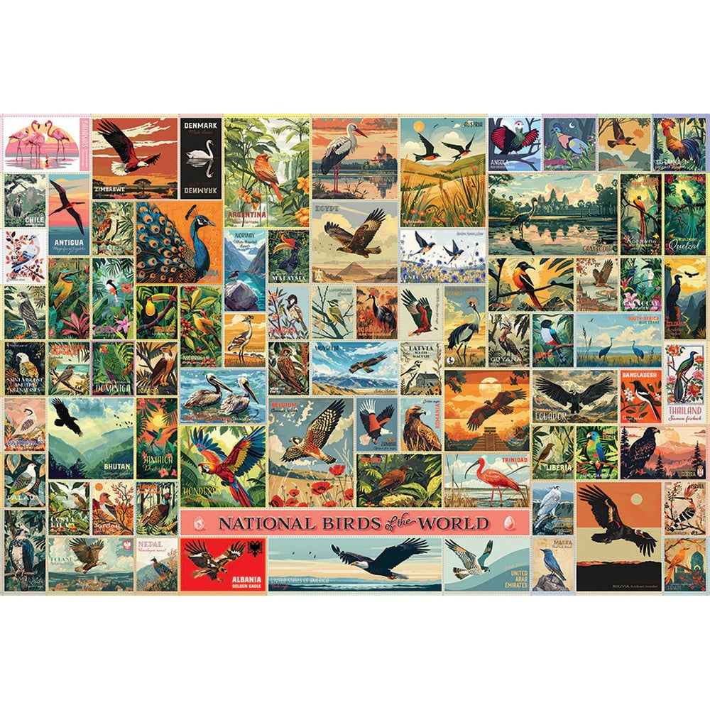 Puzzle - Cobble Hill - National Birds Of World 2000Pc