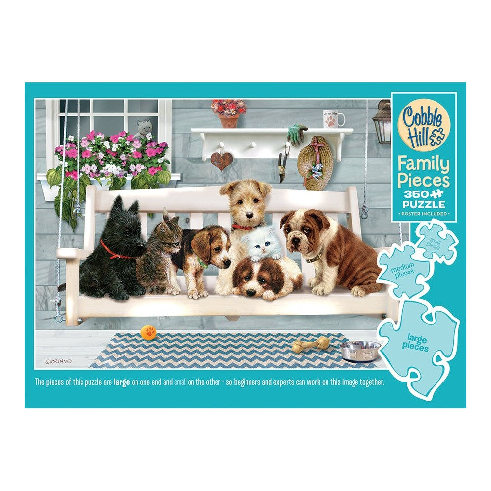 Puzzle - Cobble Hill - Porch Pals 350Pcs *Family*