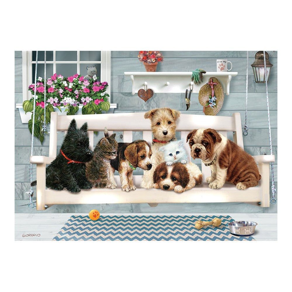 Puzzle - Cobble Hill - Porch Pals 350Pcs *Family*