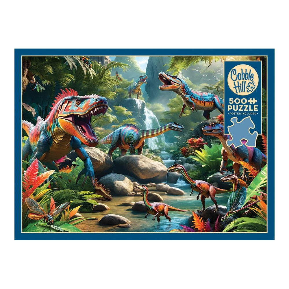 Puzzle - Cobble Hill - Prehistoric Beasts 500Pc