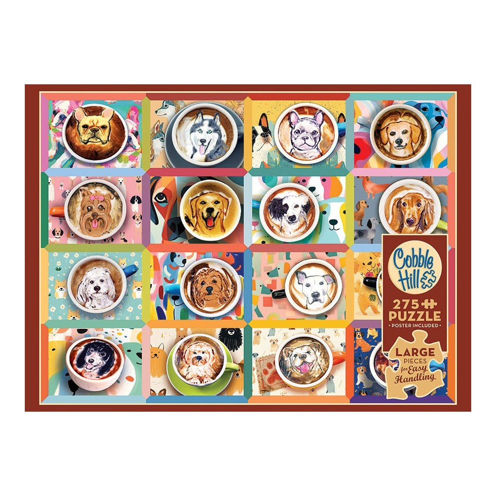 Puzzle - Cobble Hill - Puppy Lattes 275Pcxl