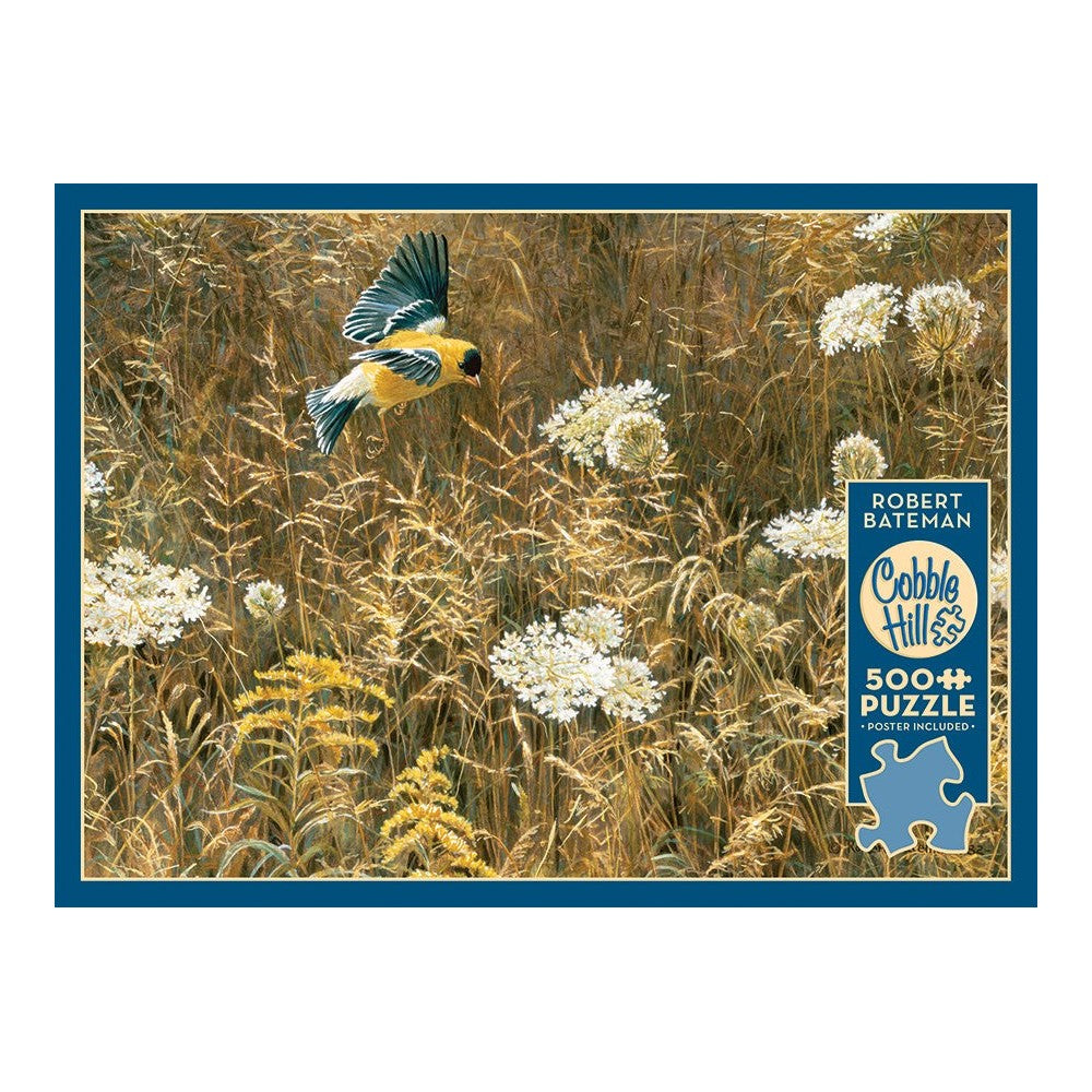 Puzzle - Cobble Hill - Queen Anne's Lace & Goldfinch