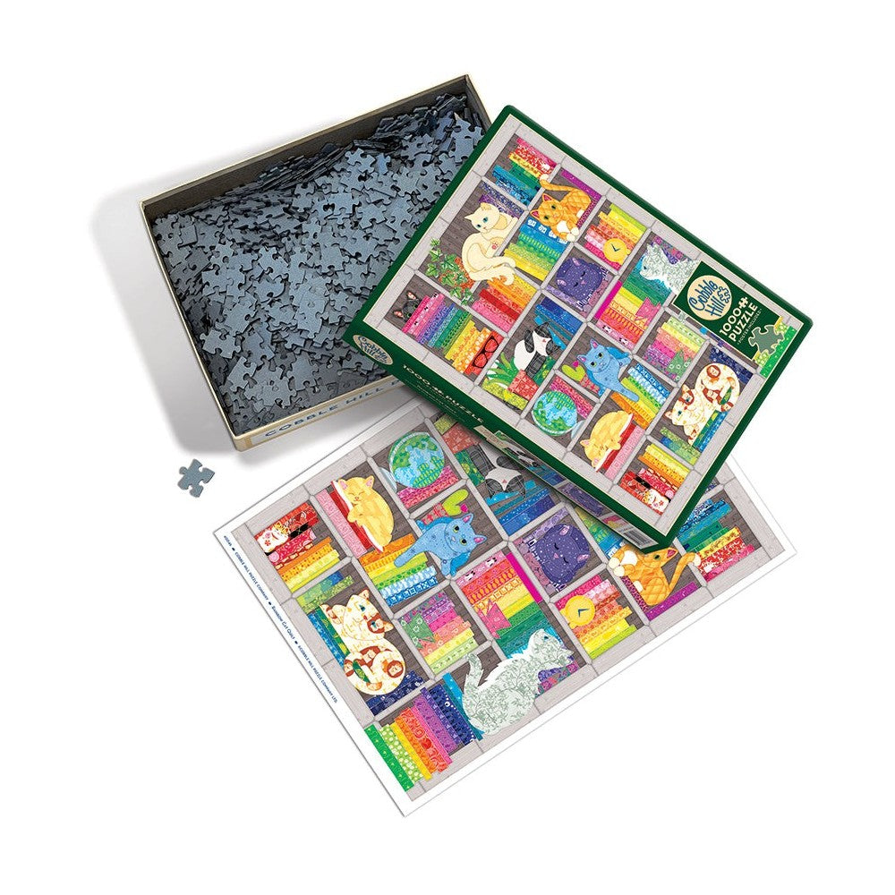 Puzzle - Rainbow Cat Quilt 1000Pc