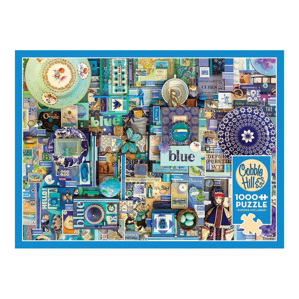 Puzzle - Cobble Hill - Rainbow Project 1000Pc Blue