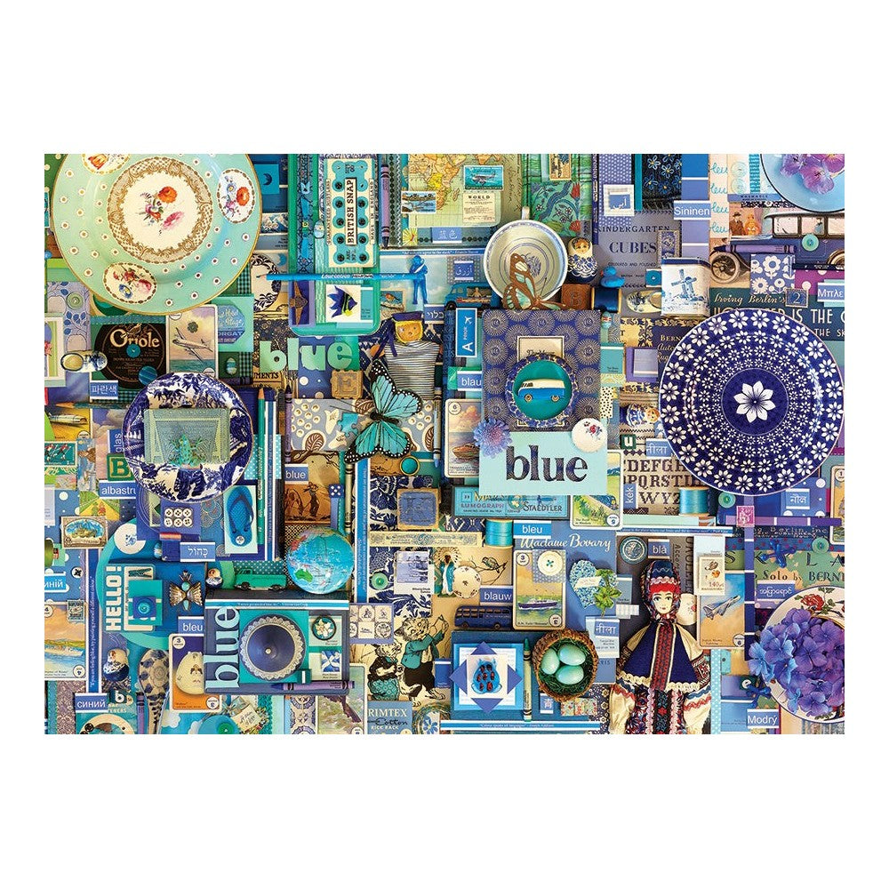 Puzzle - Cobble Hill - Rainbow Project 1000Pc Blue
