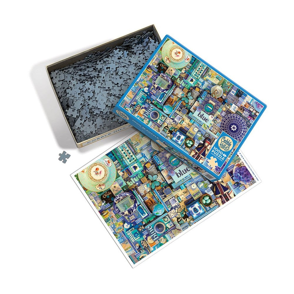 Puzzle - Cobble Hill - Rainbow Project 1000Pc Blue