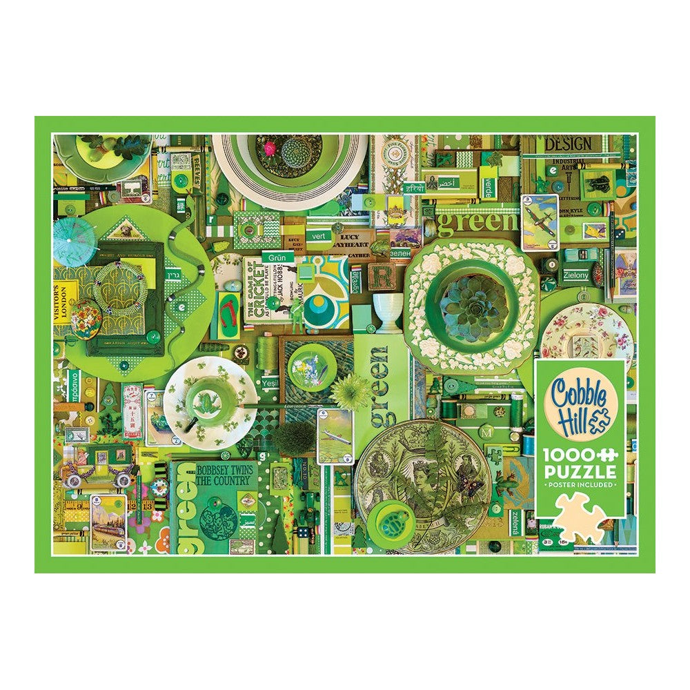 Puzzle - Cobble Hill - Rainbow Project 1000Pc Green